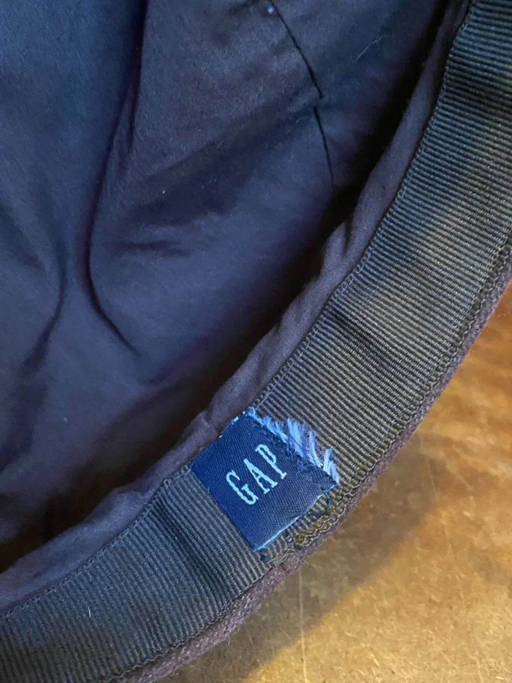 Y2K GAP Cadet Military Hat Chocolate Brown Hat Cap Fidel Castro JLO Aguilera